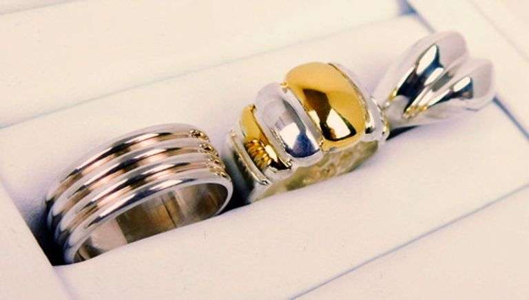3 Fine Quality Sterling Silver Rings, Size 8