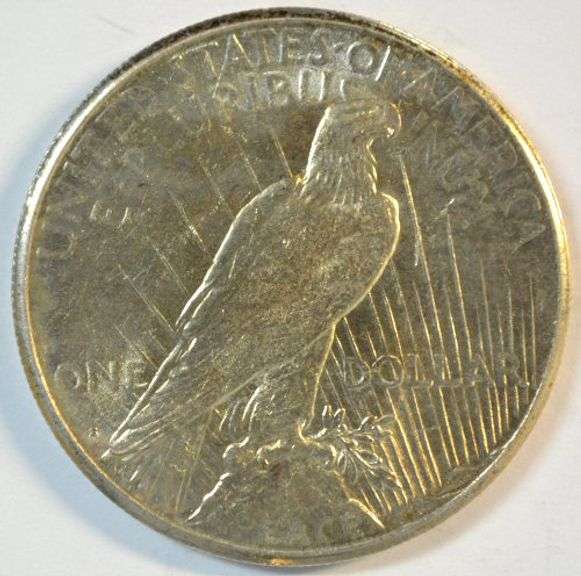 Lovely original near mint 1925-S Peace Silver Dollar