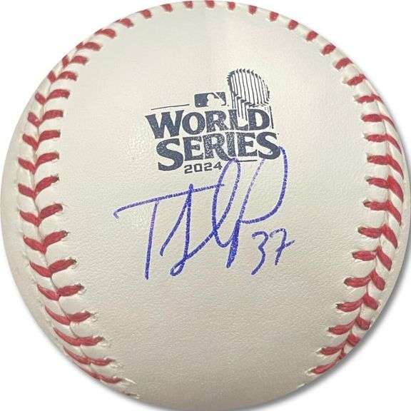 World Series Baseball Signed by Teoscar Hernández