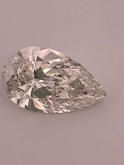 LOOSE DIAMOND-5.00 CARAT PEAR SHAPE . CERTIFIED BY I.G.I