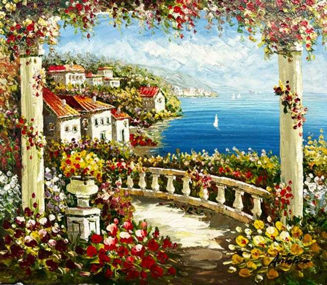 UNIQUE AND BEAUTIFUL PAINTING ON CANVAS