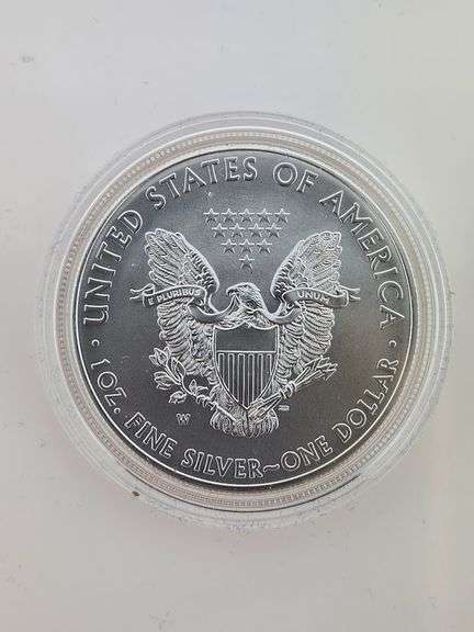 2015-W Burnished American Silver Eagle, OGP