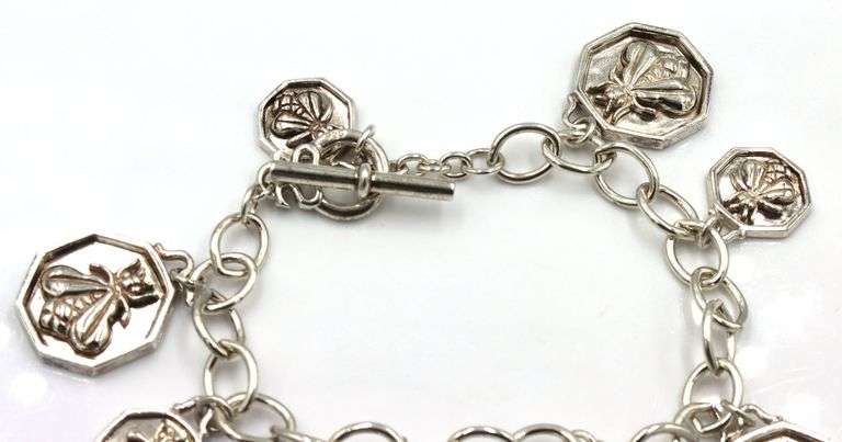 Slane & Slane honeybee charm bracelet