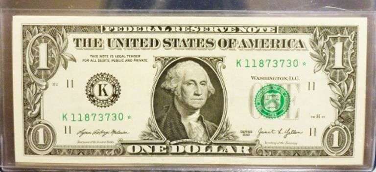 (10) Superb $1 2021 Star Replacement Notes Dallas-Consecutive!