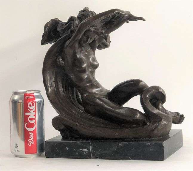 Venus on the Moon Bronze Sculpture