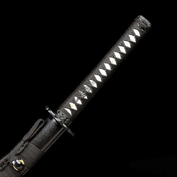 Full Tang Samurai Katana Sword with Hardwood Saya