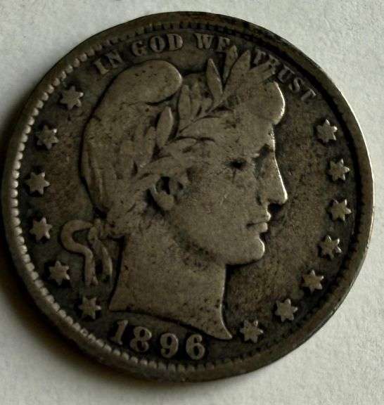 1896 O Barber Quarter