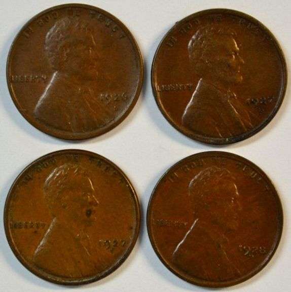 1926-D, 27-D, 27-S, 7 1928-D Lincoln Cents in Brown Uncirculated