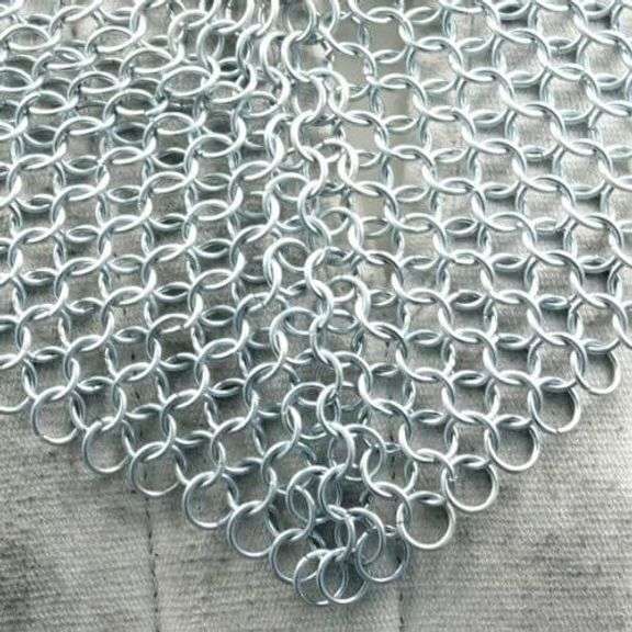 Medieval Chainmail Hood Steel Neck and Head Armor