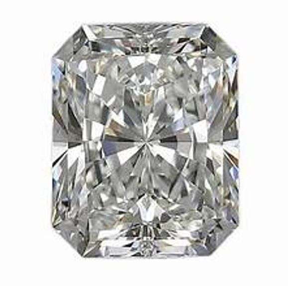 Very High Quality Certified Cut Corner Rectangular Modified Brilliant Cut Lab Diamond - 4.06 Carats