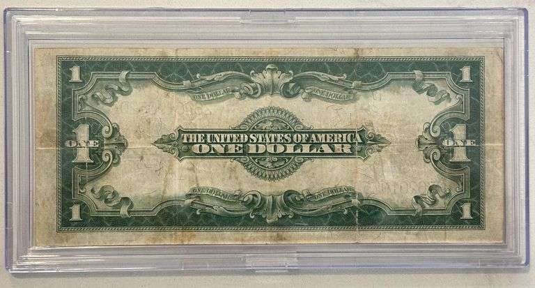 1923 $1 Silver Certificate Funnyback Large Size Note Circulated U.S. Currency
