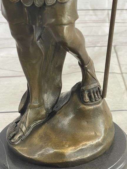 Roman Knight Warrior Bronze Statue
