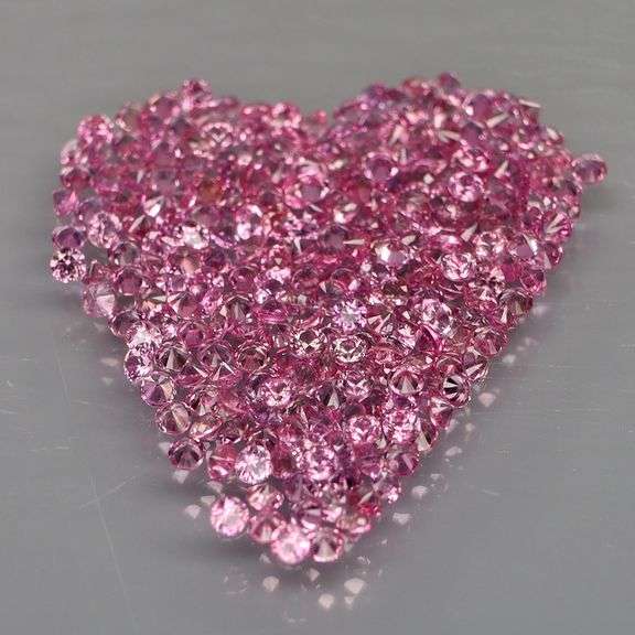 Rare! Heated only! 3.01ct pink Sapphire set