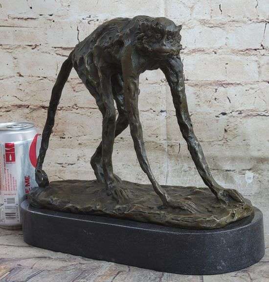 Monkey Animal Bronze Sculpture