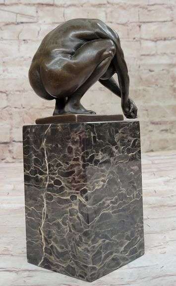 Nude Male Bronze Sculpture