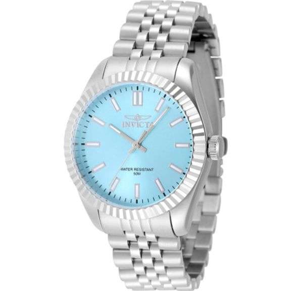 Invicta Specialty Women's Stainless Steel Diamond Dial Watch – Tiffany Blue