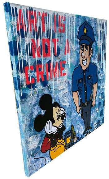 Dazzling Original by Jozza Jozza Art is not a Crime