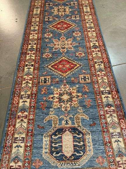 Fine Super Kazak Runner 2.10x11.4