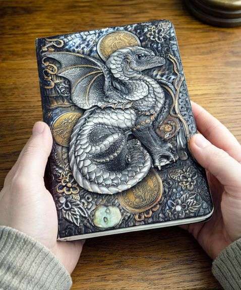 Folding Dragon Book Lamp LED Night Light