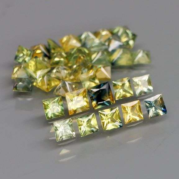Gorgeous 5.36ct set of real multi-color Australian Sapphires!