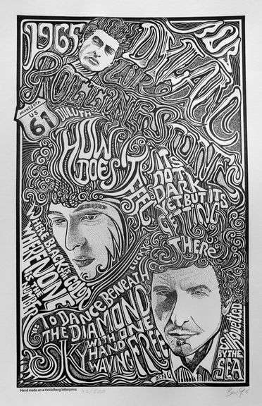 Ben G. Hand Signed, Bob Dylan