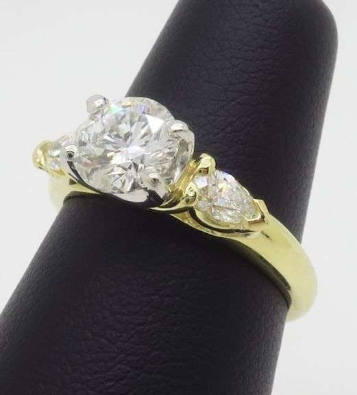 GIA Certified 1.35CTW Earth Mined Diamond Ring in 18k