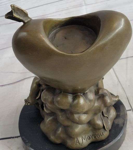 Be my Valentine Candle Holder Bronze Statue