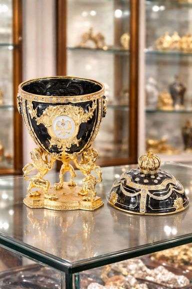 Coronation Egg with Swarovski Crystals Collectible