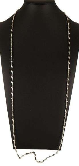 Tiffany & Co. Elsa Peretti Teardrop Link Necklace in Sterling