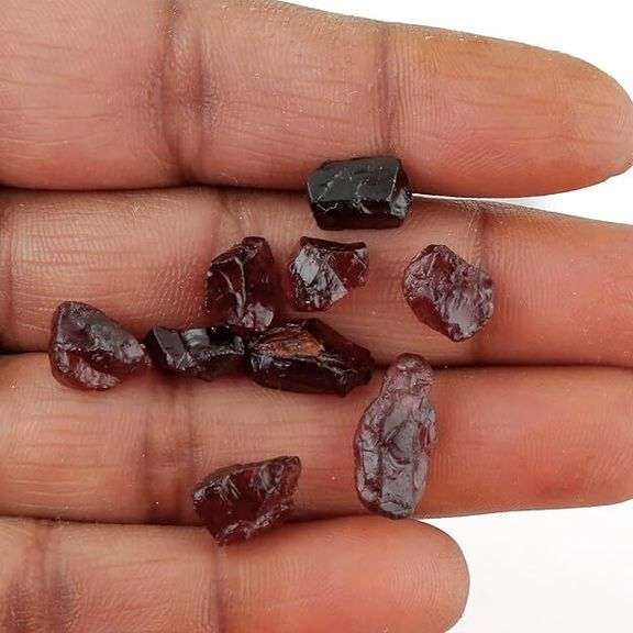 Natural Rough Red Garnet Gemstones