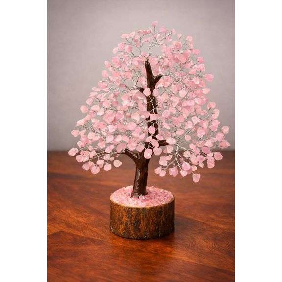 Rose Quartz Crystal Tree of Life