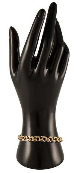 Vintage Tiffany & Co. Double Curb Link Charm Bracelet in 14K