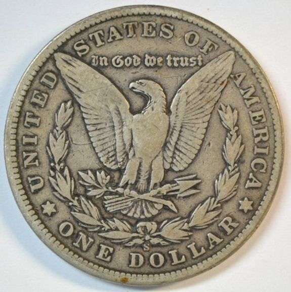 Solid VF 1901-S Morgan Silver Dollar. Key date