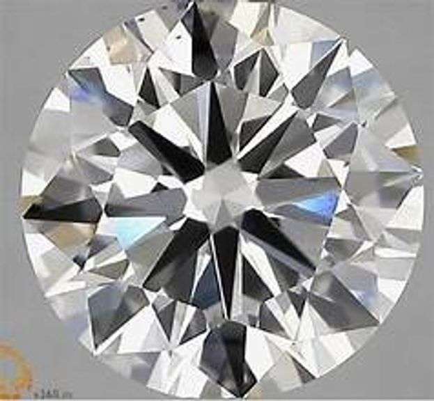 Very Fine Certified Round Brilliant Cut Lab Diamond - 5.03 Carats
