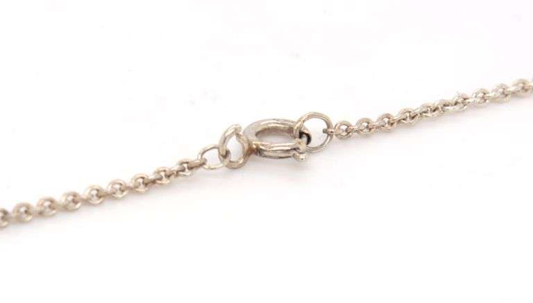 Tiffany & Co heart lariat necklace in 925 sterling silver