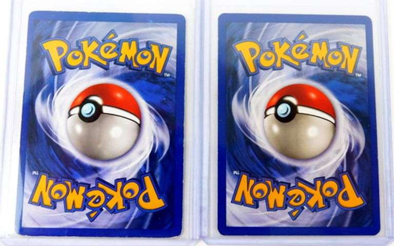 2 Pokémon 2000 Trade Cards