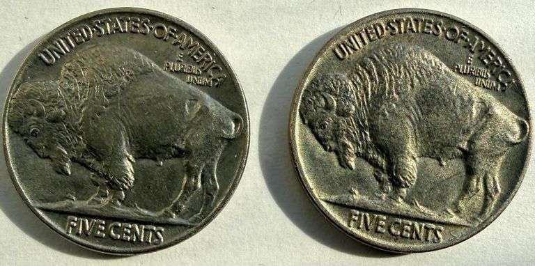 Gem BU 1936 &1937 Buffalo Nickels
