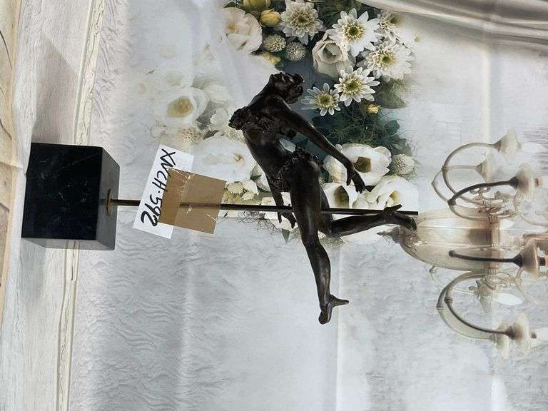 Lovely Bronze Statue