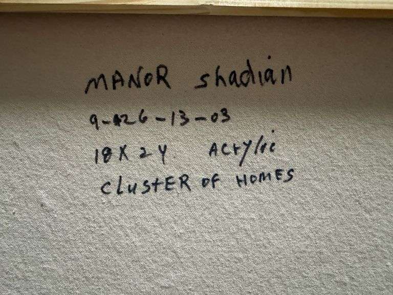 Collectible Original by Manor Shadian 1931-