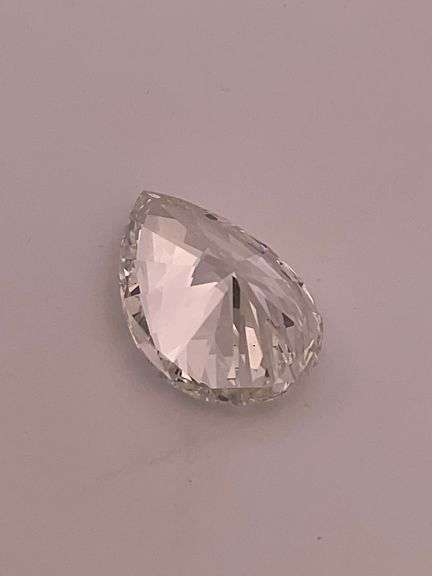 LOOSE DIAMOND-5.00 CARAT PEAR SHAPE . CERTIFIED BY I.G.I