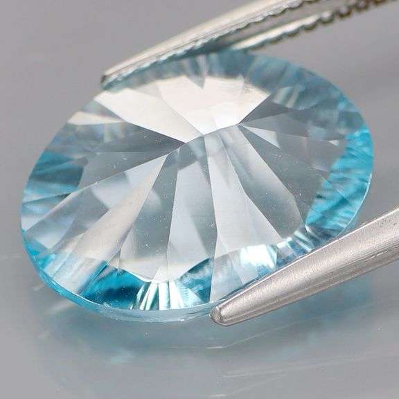 Truly one-of-a-kind 9.60ct Swiss blue Topaz!