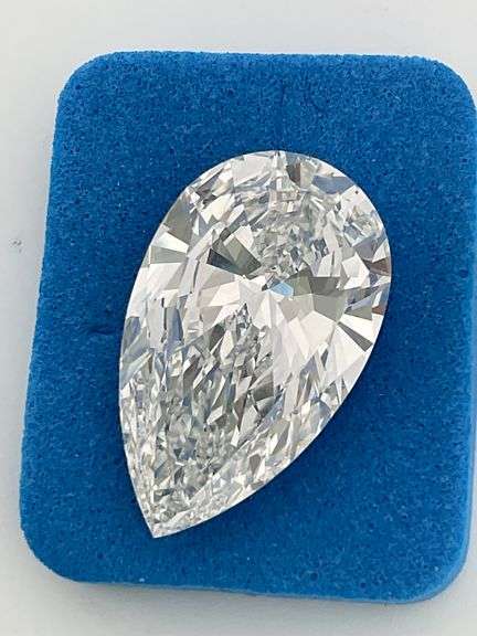 6.00 CARATS LOOSE DIAMOND-PEAR SHAPE . CERTIFIED BY I.G.I