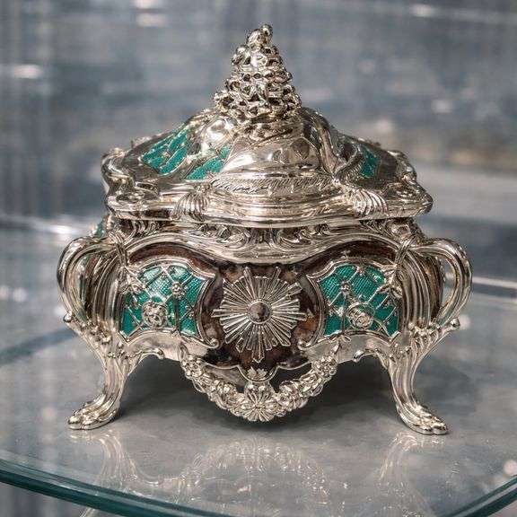 Metal Jewelry Trinket Box Keepsake