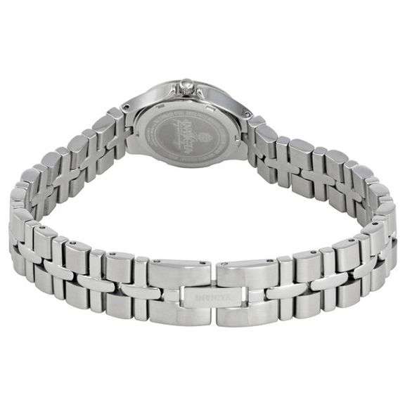 Invicta Wildflower Women’s Crystal Stainless Steel Watch – Silver Dial