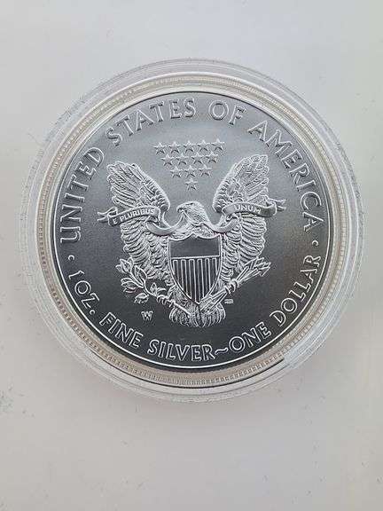 2012-W Burnished American Silver Eagle, OGP