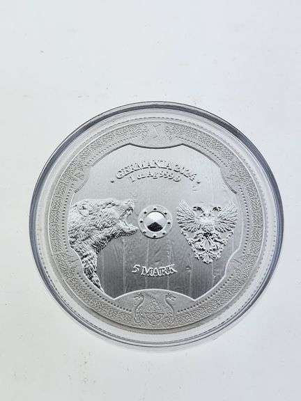 2024 Valkyries Solveig Silver 5 Mark, Germania Mint, OGP