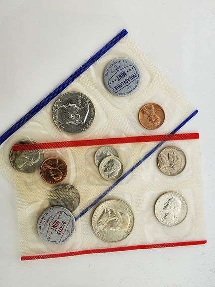 1960 P&D United States Silver Mint Set