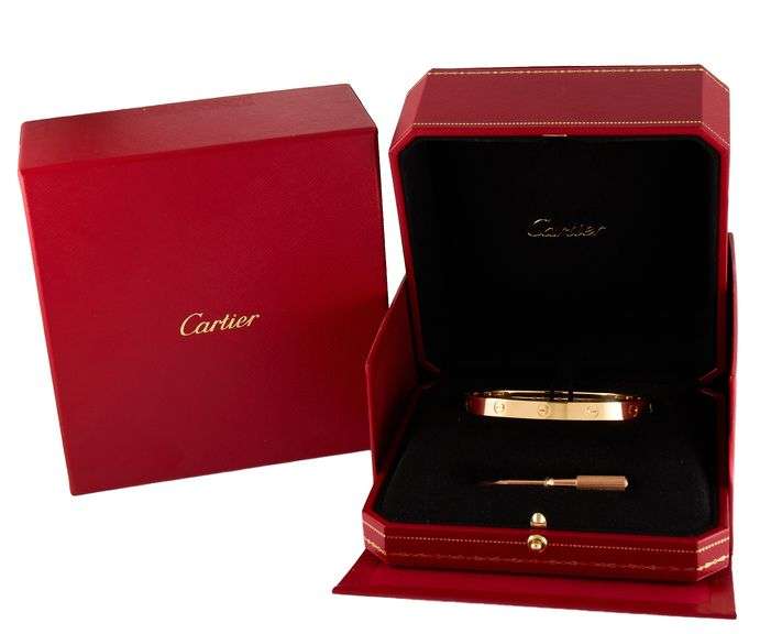 Cartier Love Classic Model Bangle Bracelet in 18K