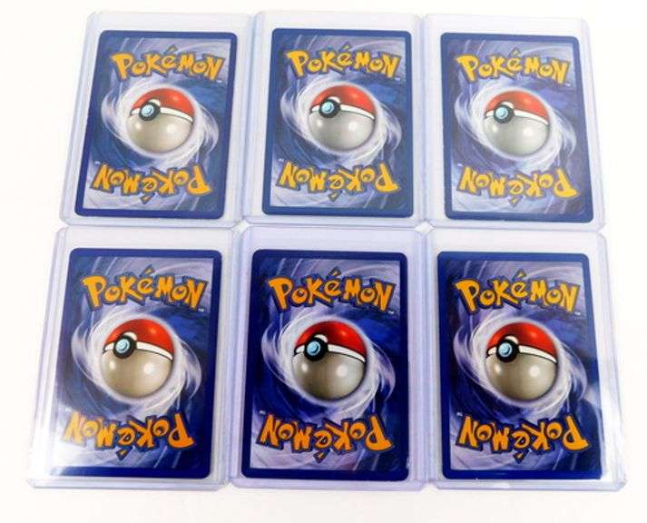 6 Pokémon 1999 1st Edition Cards