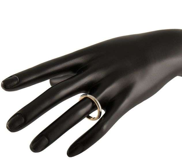 Tiffany & Co. 3.50MM Milgrain Together Two Tone Wedding Band Ring in 18K and Platinum